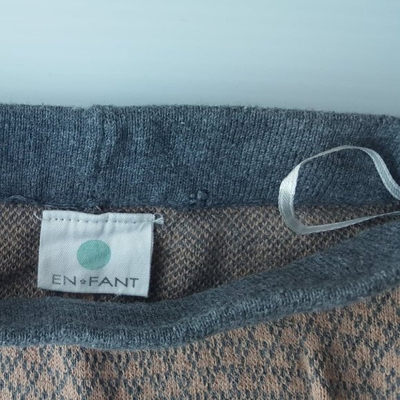 EN FANT mauve/grey cotton pants. Designer Brand. - Picture 5 of 6